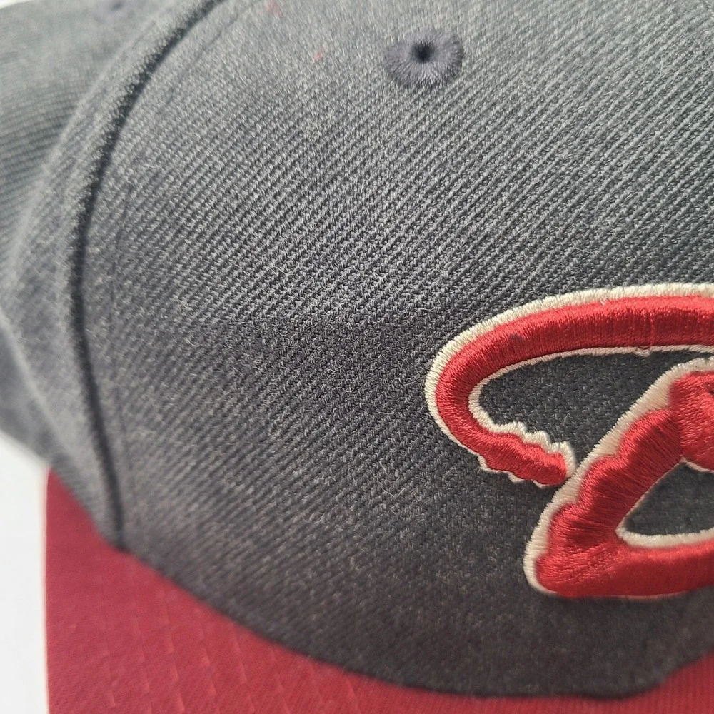 Arizona Diamondbacks Hat Snapback 9Fifty New Era Grey Red MLB‎ Wool Blend Men
